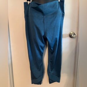 Nike Ocean Blue Activewear Leggings - Size 2X